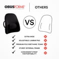 thumbnail image 3 of ObusForme® Wideback Backrest & Lumbar Ergonomic Support, 3 of 9