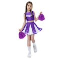 thumbnail image 1 of TZEWGL 2 Piece Cheerleading Team Student Role Playing Stage Outfit Sets For Girl Home And Outside Wear For Toddlers size 7-8T, 1 of 4