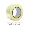 thumbnail image 2 of 6 Rolls Delicate Adhesive Clear Portable Packing Label Tapes Sealing Tape Glue for School Home Office, 2 of 6