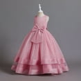thumbnail image 4 of Robes pour Filles Robes Habillées pour Filles Robe Rose Vif pour Filles Robes d'Anniversaire pour Filles Tenue pour la Journée des Enfants pour Filles Mode pour Filles, 4 of 5