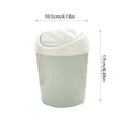 thumbnail image 3 of Avdolw Compact Desktop Trash Can - Mini Trash Bin for Home, Office, Living Room, Coffee Table, Foldable Wastebasket, Hygienic Design, 3 of 6