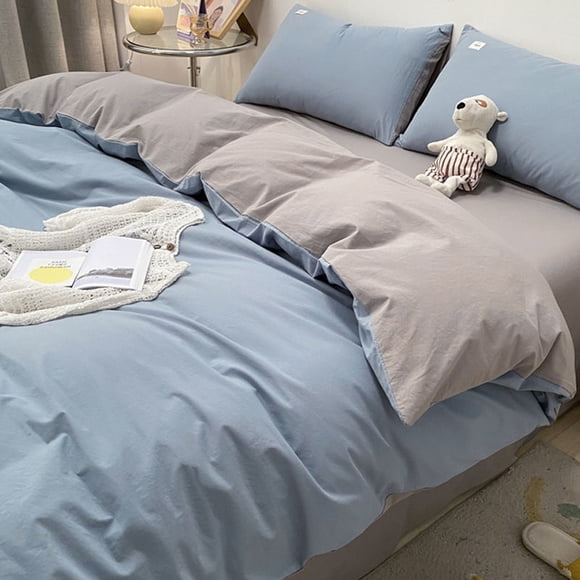 Cream Style Pink Yellow Bedding Set Twin Full Queen Size Bed Linen Girls Adults Bed Flat Sheet Pillowcase 180x220cm Duvet Cover