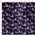 thumbnail image 4 of Soimoi Purple Cotton Duck Fabric Cactus With Conical Pot Tree Decor Fabric Printed Yard 56 Inch Wide, 4 of 5
