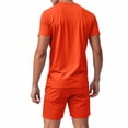 thumbnail image 4 of NTACZA 2 Pieces Shorts Set Men Short Sleeve Athletic Tracksuits Men's Crew Neck Muscle Sweatsuits 3XL, 4 of 7