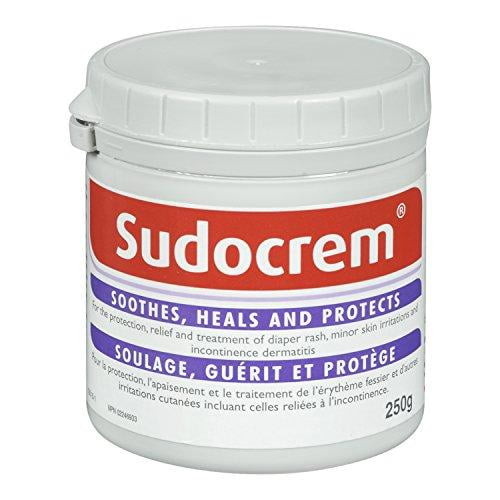 Crème Sudocrem® contre l'érythème fessier - Pot de 250 g - Érythème fessier | Irritations cutanées mineures | Crème contre la dermatite due à l'incontinence | Tous âges