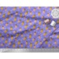 thumbnail image 3 of Soimoi Satin Silk Fabric Tree & Pine Fruits Printed Fabric 1 Yard 42 Inch Wide, 3 of 3