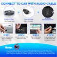 thumbnail image 3 of CD Player, LCD Backlit Display 3.5mm BT USB Disc Player Portable  for Audiobooks Music Enjoyment, 3 of 7