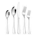 thumbnail image 2 of matoen Cutlery Set 20PCS Stainless Steel 4-person Set Fork Spoon Cutlery Set Modern Design With Edges, 2 of 2