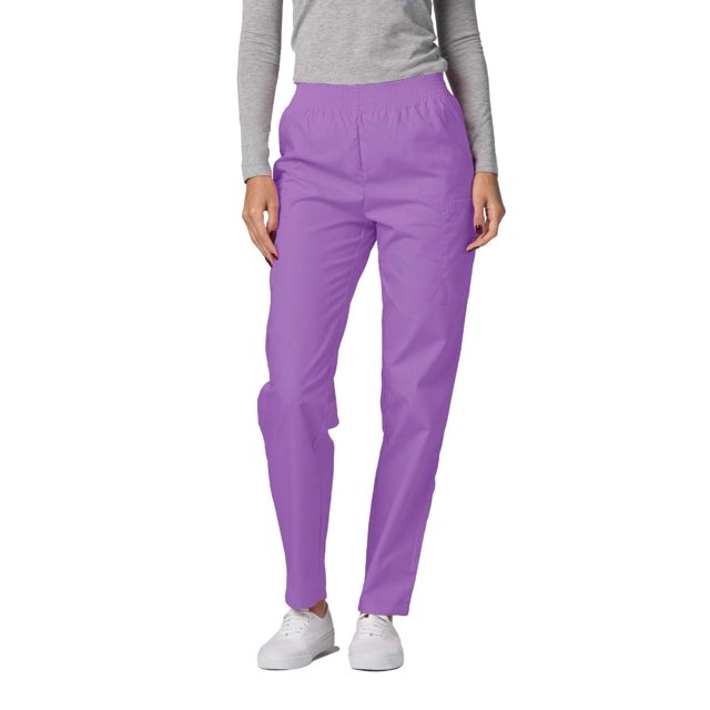 Adar Universal Women's Scrub Set - Warm-Up Scrub Jacket and Elastic Pull-On Pants