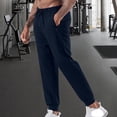 thumbnail image 4 of Dagugfen Pantalon Homme Taille Élastique Jambe Fuselée Ajusté Été Léger Décontracté Course Athlétique, 4 of 5