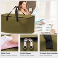 thumbnail image 4 of Dvruxg 4 Pack Moving Bags, Upgraded Heavy Duty, Moving Boxes Alternative, Packing Storage Supplies for Dorm Room Essentials with Zipper for Clothes, Large Totes for Packaging, 4 of 5