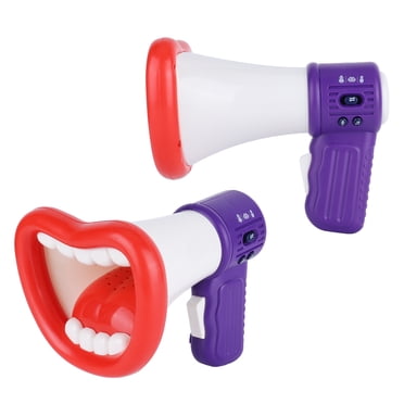LHCER Jouet Changeur de Voix pour Enfants Enregistrement du Rire Changement de Voix Mégaphone Jouet Cadeau d'Anniversaire,Jouet Mégaphone Enregistreur,Jouet Mégaphone Changeur de Voix
