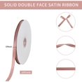 thumbnail image 2 of TONIFUL 3/8 in x 100yds Rose Gold Satin Ribbon Thin Solid Fabric Ribbons Roll for Gift Wrapping Invitation Floral Hair Balloons Craft Sewing Party Wedding Popsicles Decoration Valentine's Day Bouquet, 2 of 6