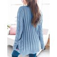 thumbnail image 4 of Cardigan en Tricot à Manches Longues pour Femmes avec Bouton Ouvert sur le devant, 4 of 5
