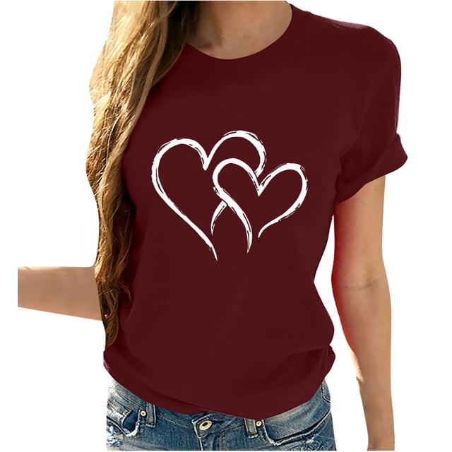 Birdeem T-Shirts à Manches Courtes Imprimé Tournesol pour Femmes et Filles Grande Taille