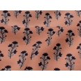 thumbnail image 4 of oneOone Viscose Jersey Fabric Leaves & Floral Block Print Sewing Fabric BTY 60 Inch Wide, 4 of 5