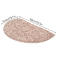thumbnail image 2 of Carpet - Half Round Bathroom Rug for Comfort Durable Thickened Furry Soft and Machine Washable Bath Mat for Everyday Use, 2 of 7