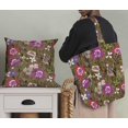 thumbnail image 5 of Soimoi Brown polyester Crepe Fabric Leaves & Floral Artistic Fabric Prints By Yard 42 Inch Wide, 5 of 5