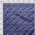 thumbnail image 2 of oneOone Organic Cotton Poplin Twill Fabric Triangle Geometric Print Sewing Fabric BTY 42 Inch Wide, 2 of 5