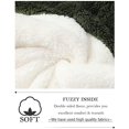 thumbnail image 4 of Womens Fuzzy Sherpa Hoodies Pullover Zip Fleece Sweatshirt Outwear, 4 of 7