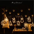 thumbnail image 3 of Christmas Suction Cup Light Window Backdrop Decoration LED String Light For Indoor Home Bedroom Wedding Party New Year, 3 of 13