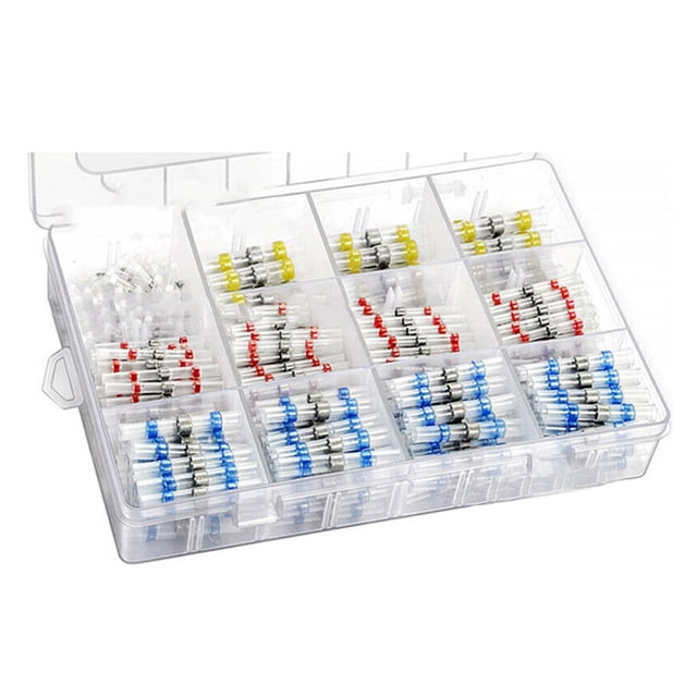 Maytalsory 1 Set*Heat Shrink Tube Polyolefin Chloride Plastic Shrinking Thermoresistant Electronic Tubing Set Insulation Wires 600PCS 1Set