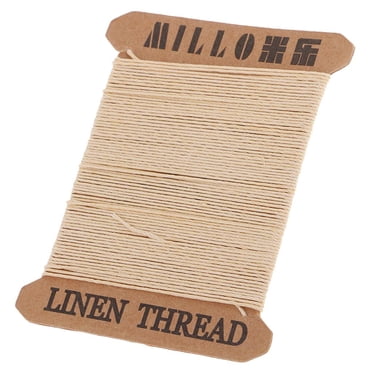 simhoa Soft Round Linen Waxed Sewing Thread for Leather Crafts, 6m