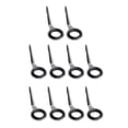 thumbnail image 2 of 10 Pieces Stainless Steel Fishing Rod Guides Fishing Line Guides Eye Sets, 2 of 5