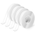 thumbnail image 1 of YOPTOP Ruban Double Face Ruban de Montage Robuste, Ruban Adhésif en Mousse Amovible Polyvalent, Ruban Transparent Réutilisable pour Articles de Pâte, Ménage, 4 Pcs, 1 of 5