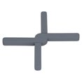 thumbnail image 2 of Pot Trivet, Foldable Trivet Food Grade Silicone Space Saving  For Kitchen Blue,Orange,Dark Gray, 2 of 8