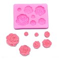 thumbnail image 3 of Vaidha Rose Flower Fondant Tools Chocolate, 3 of 6