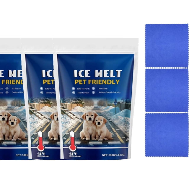 B Friendly Snow Melting Agent Safe For Concrete Pets Environment Ice Melt Deicer Granules For Driveway Sidewalk Winter