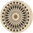 thumbnail image 1 of Ahgly Company Machine Washable Indoor Round Transitional Vanilla Gold Area Rugs, 8' Round, 1 of 7