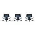 thumbnail image 1 of Maytalsory 1/2/3/5 Kitchen Hanger Self-adhesive Replacement Solid Color Punch-free 360 Degree Rotatable 6 Claw Detachable Mug Brush Rack Blue 3PCS, 1 of 6