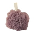 thumbnail image 1 of Gentle Exfoliating Bath Sponge with Rich Lather - Soft Double-Toned Shower Puff with Hanging Loop for Easy Cleaning and Storage, 1 of 7