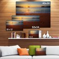 thumbnail image 3 of Foot printed Sandy Ocean Beach - Seashore Canvas Art Print, 3 of 4