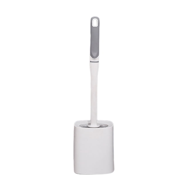 Birdeem Toilet Bowl Brush and Holder Compact Toilet Cleaner Brush Set for Bathroom Deep Cleaning Long Handle Brush Compact Size for Storage and Organization