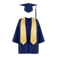 thumbnail image 1 of RXIRUCGD Ensemble de Tenue de Performance à Manches Longues pour Enfants, Diplômée et Fille, Chemisiers à Manches Longues à Col Rond, Ensembles de Chemises ( Marine, Taille : 3 Ans ), 1 of 2