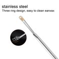 thumbnail image 3 of 3pcs Stainless Steel Triple Ring Ear Spoon Earwax Remover Cleaning Tool, 3 of 7