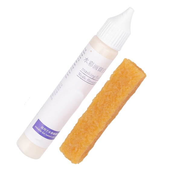30ml Art Masking Fluid Artists Watercolor Mediums White Liquid Pigment Masking Fluid