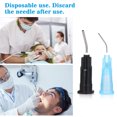 thumbnail image 3 of 100PCS Irrigation Bent Tips Composite Resin Acid Reagent Delievery Syringe Tips Equipment, 3 of 4