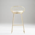 thumbnail image 2 of Tabouret en métal avec siège en PU, 2 of 5