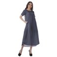 thumbnail image 2 of Moomaya Short Sleeve Tunic Womens Cocktail Cotton Flex Printed Dresses, 2 of 5