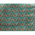 thumbnail image 5 of oneOone Tissu Georgette Viscose Orange Triangle Géométrique Matériel de Robe Tissu Imprimé Tissu au Mètre 42 Pouces de Large, 5 of 5