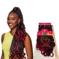 thumbnail image 2 of Lush Hair Curly Braid French Curls 66" Braiding Hair 100% Synthetic Fiber, 5 bundles, Pre-Stretched Braiding Hair, Curly or Wavy Tips, Box Braids, Goddess Braids, Knotless Braids, 320, 2 of 11