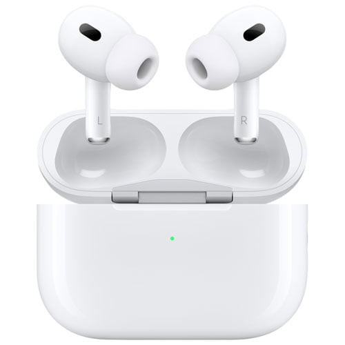 Apple AirPods Pro (2nd génération) Dans l'oreille, le bruit annule vraiment les écouteurs sans fil - blanc - Rénové (bon)