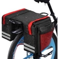 thumbnail image 1 of Bike Saddle Bags Rear, Bicycle Rear Cargo Bags, Bike Rack Bags, Rear Bike Bags, 1 of 4