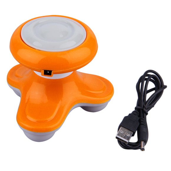 Mini Masseur Électrique à Ondes Vibrantes pour Bras, Jambes et Corps Entier Alimenté par USB/piles