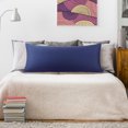 thumbnail image 2 of PiccoCasa 100% Cotton Body Pillowcases Soft Envelope Closure Navy Blue 20"x48", 2 of 7