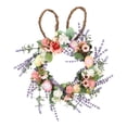 thumbnail image 2 of EGNMCR Warm LED Easter Bunny Garland, Rattan Circle, Easter Decoration, Luminous Pendant, The Best Decoration Choice For Easter, Gift, 2 of 8